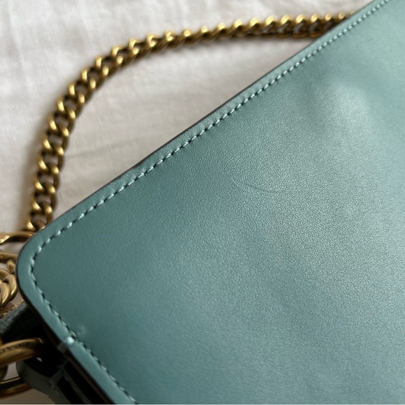 Small Leather Coach handbag shoulder bag - Picture 7 of 11